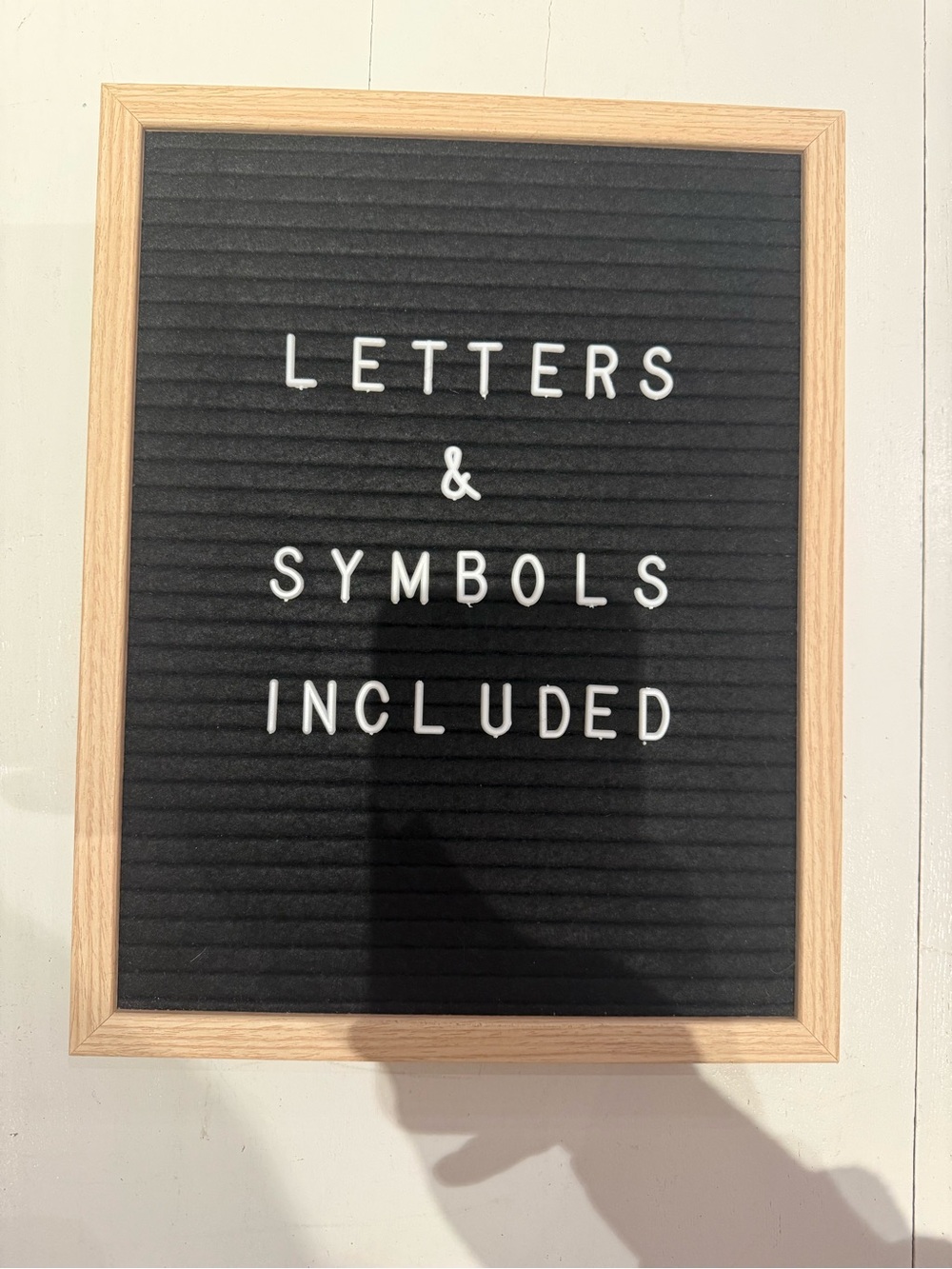 Wood Felt Letterboard
